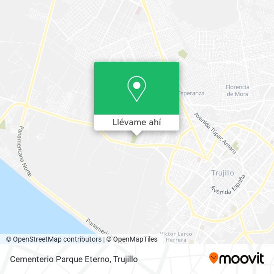 Mapa de Cementerio Parque Eterno