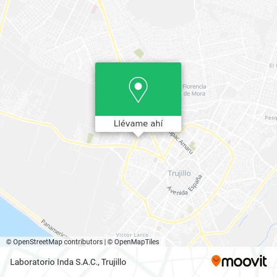 Mapa de Laboratorio Inda S.A.C.