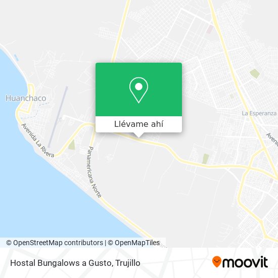 Mapa de Hostal Bungalows a Gusto