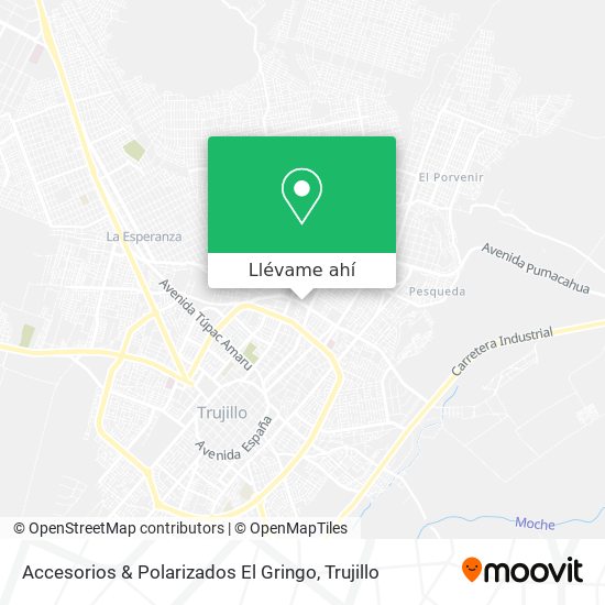 Mapa de Accesorios & Polarizados El Gringo