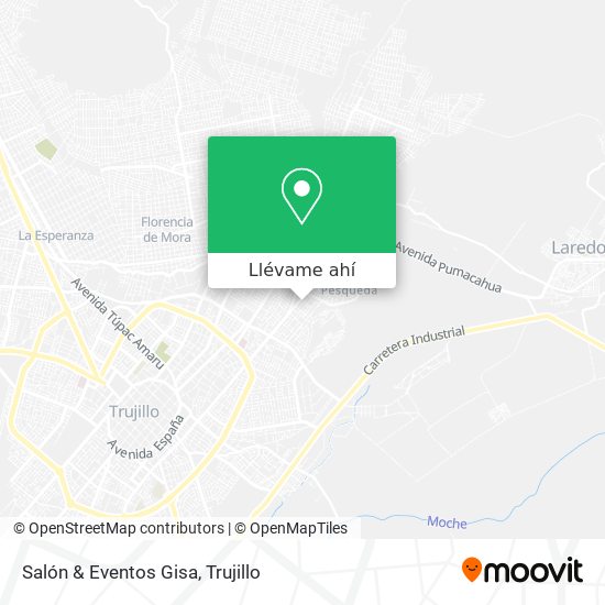 Mapa de Salón & Eventos Gisa