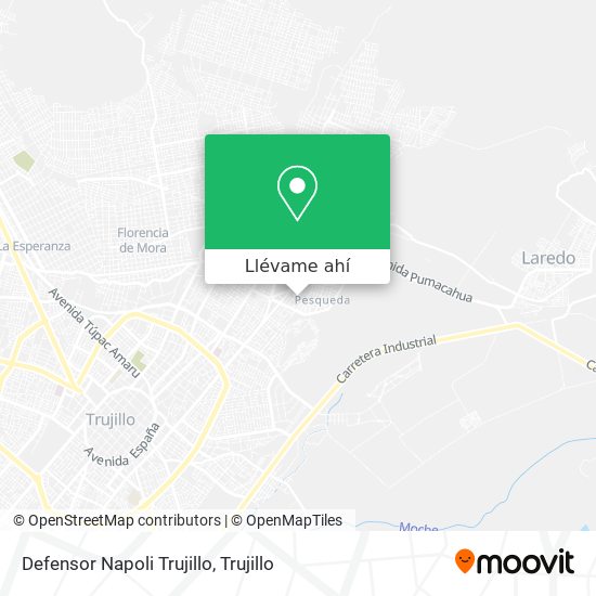 Mapa de Defensor Napoli Trujillo