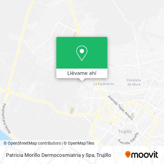 Mapa de Patricia Morillo Dermocosmiatria y Spa