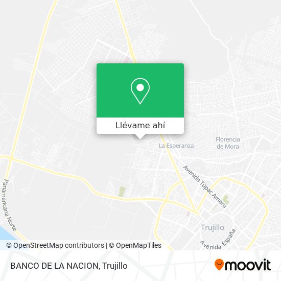 Mapa de BANCO DE LA NACION