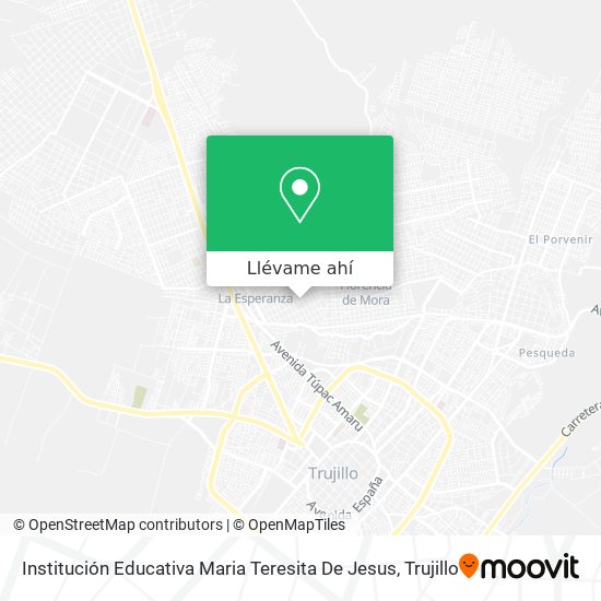 Mapa de Institución Educativa Maria Teresita De Jesus