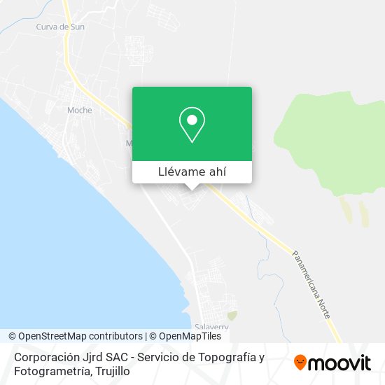 Mapa de Corporación Jjrd SAC - Servicio de Topografía y Fotogrametría