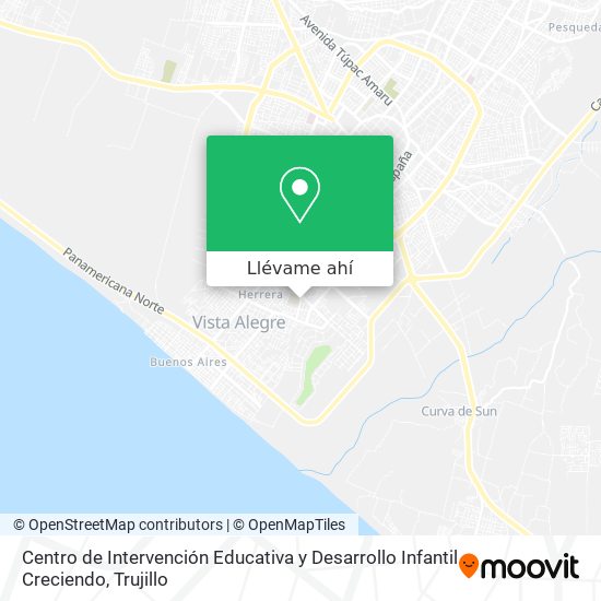 Mapa de Centro de Intervención Educativa y Desarrollo Infantil Creciendo