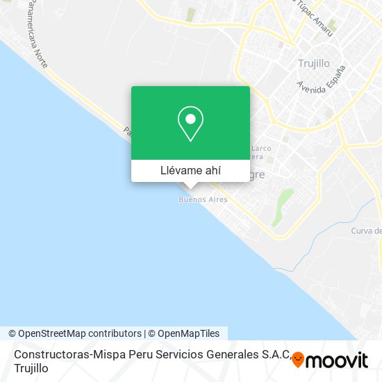Mapa de Constructoras-Mispa Peru Servicios Generales S.A.C