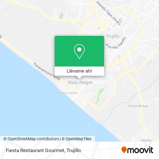 Mapa de Fiesta Restaurant Gourmet