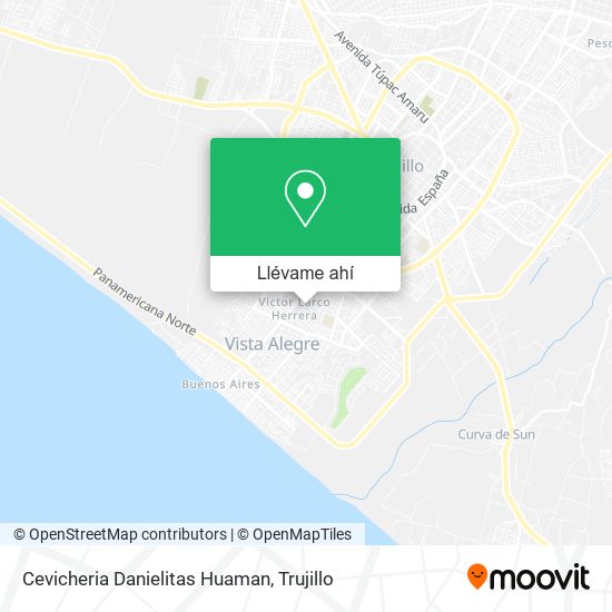 Mapa de Cevicheria Danielitas Huaman