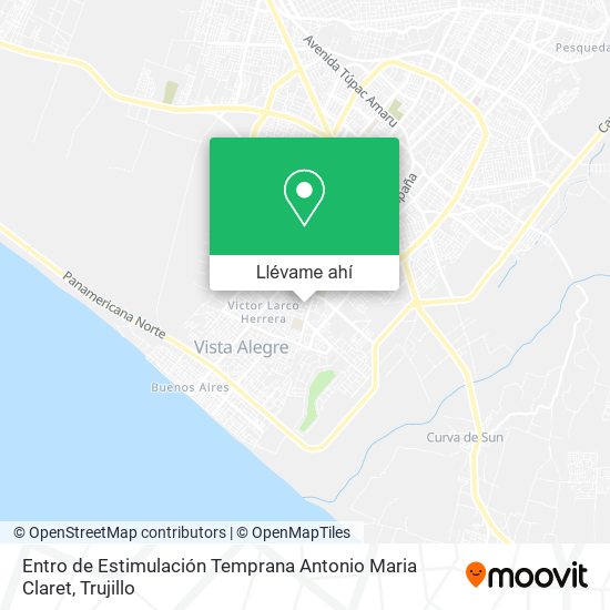 Mapa de Entro de Estimulación Temprana Antonio Maria Claret