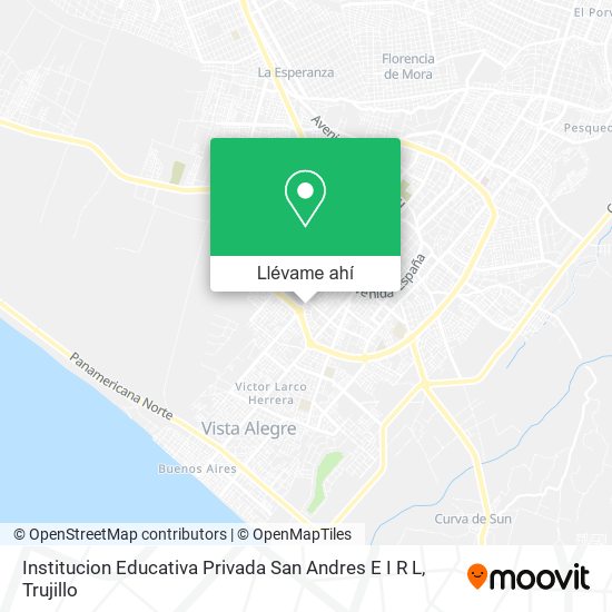 Mapa de Institucion Educativa Privada San Andres E I R L