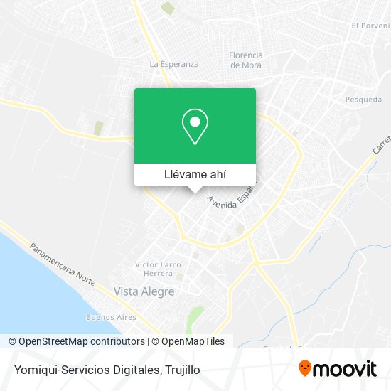 Mapa de Yomiqui-Servicios Digitales