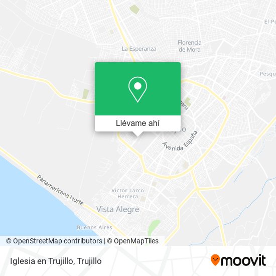 Mapa de Iglesia en Trujillo