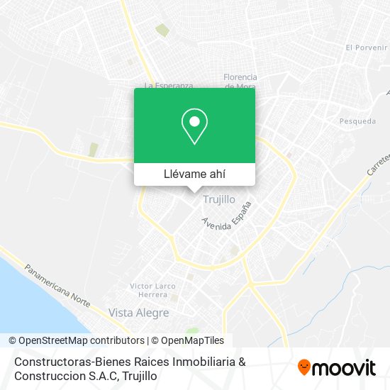 Mapa de Constructoras-Bienes Raices Inmobiliaria & Construccion S.A.C