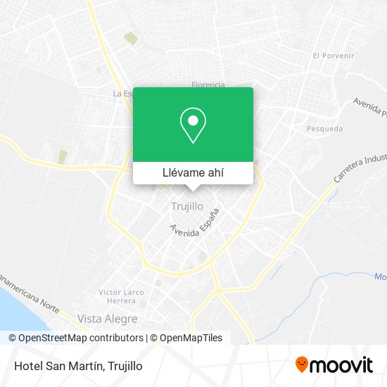 Mapa de Hotel San Martín