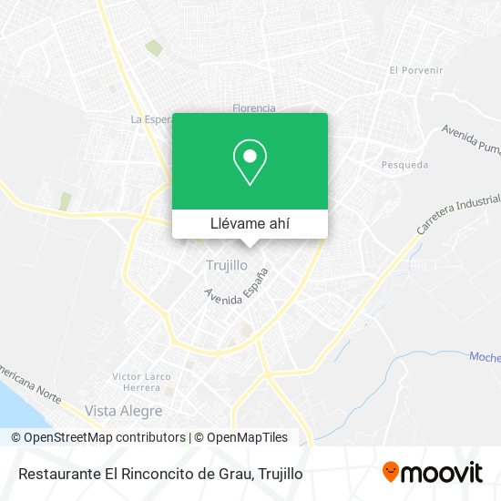 Mapa de Restaurante El Rinconcito de Grau