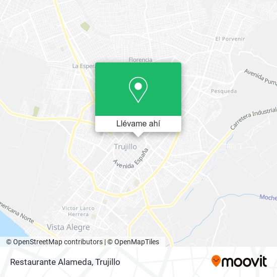 Mapa de Restaurante Alameda