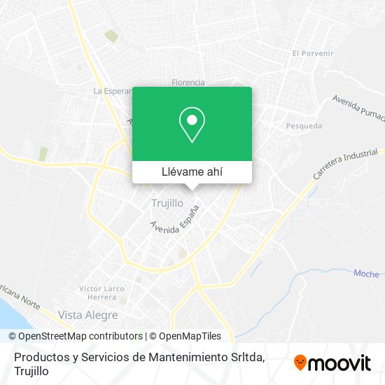 Mapa de Productos y Servicios de Mantenimiento Srltda