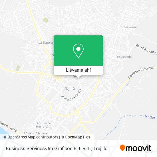 Mapa de Business Services-Jm Graficos E. I. R. L.