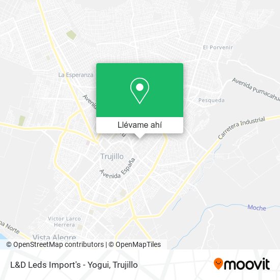 Mapa de L&D Leds Import's - Yogui
