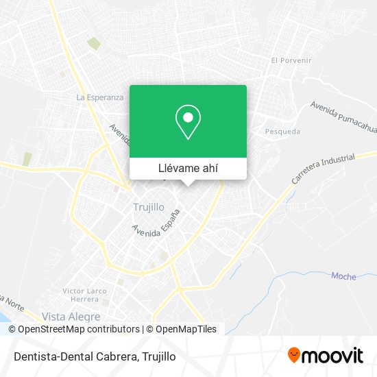 Mapa de Dentista-Dental Cabrera