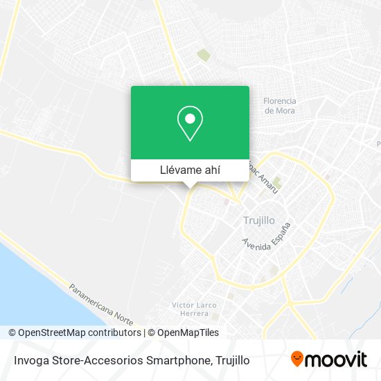 Mapa de Invoga Store-Accesorios Smartphone