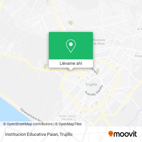 Mapa de Institucion Educativa Paian