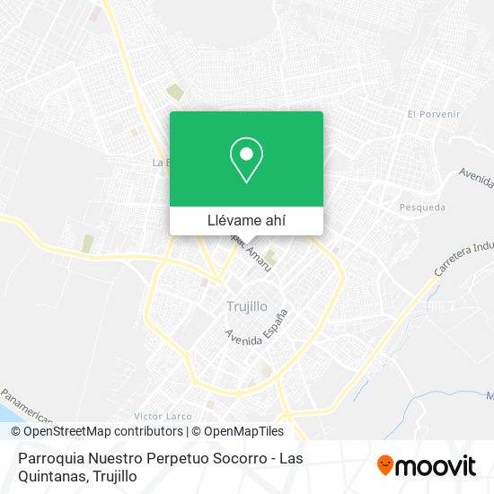 Mapa de Parroquia Nuestro Perpetuo Socorro - Las Quintanas