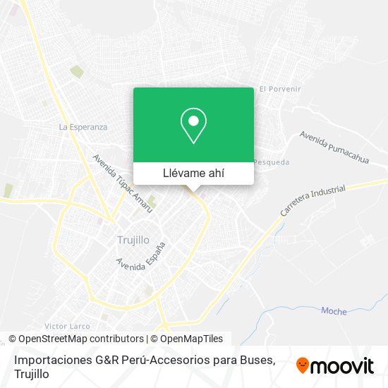 Mapa de Importaciones G&R Perú-Accesorios para Buses