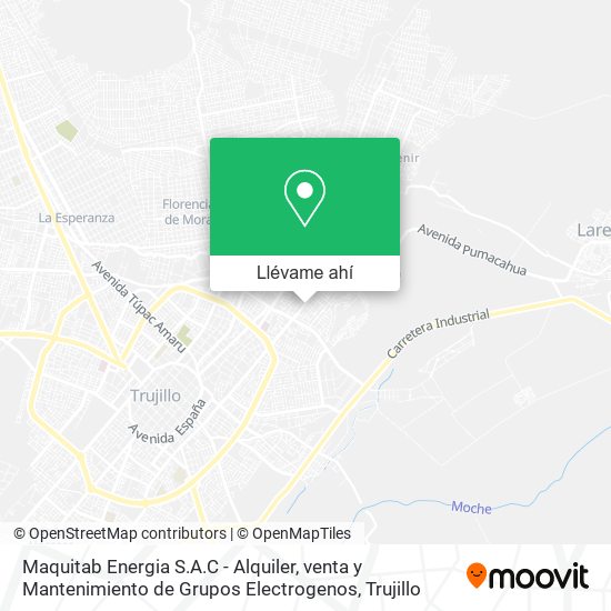 Mapa de Maquitab Energia S.A.C - Alquiler, venta y Mantenimiento de Grupos Electrogenos