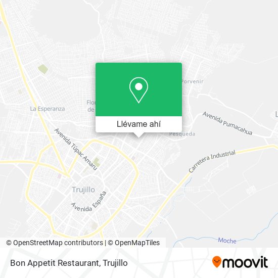 Mapa de Bon Appetit Restaurant