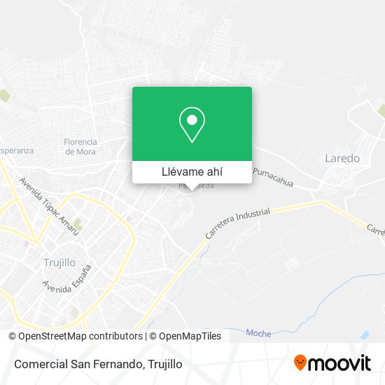 Mapa de Comercial San Fernando