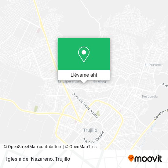 Mapa de Iglesia del Nazareno