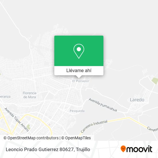 Mapa de Leoncio Prado Gutierrez 80627