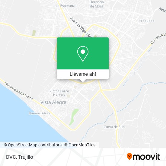 Mapa de DVC