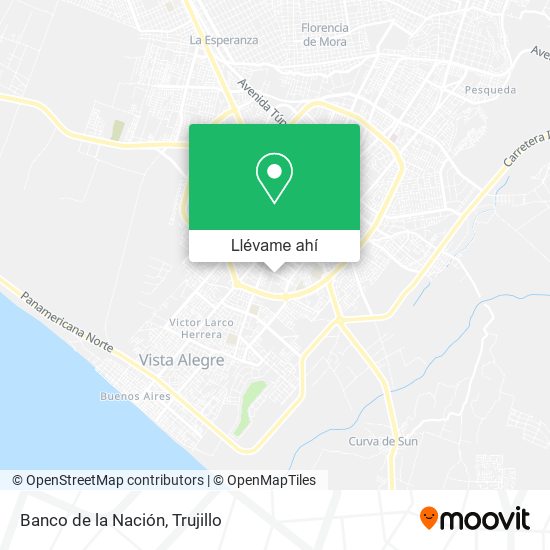 Mapa de Banco de la Nación