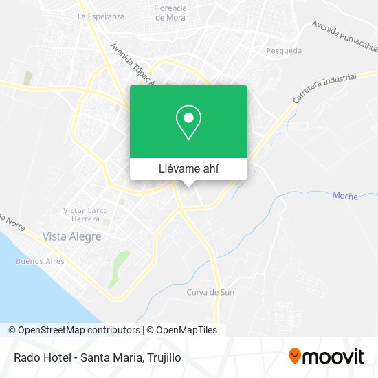 Mapa de Rado Hotel - Santa Maria