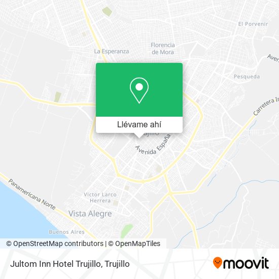 Mapa de Jultom Inn Hotel Trujillo