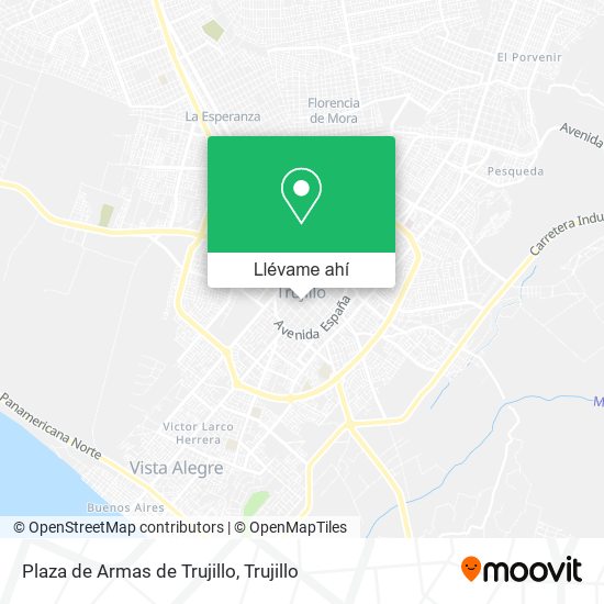 Mapa de Plaza de Armas de Trujillo