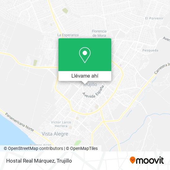 Mapa de Hostal Real Márquez