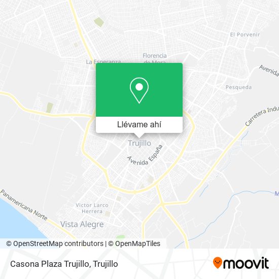 Mapa de Casona Plaza Trujillo