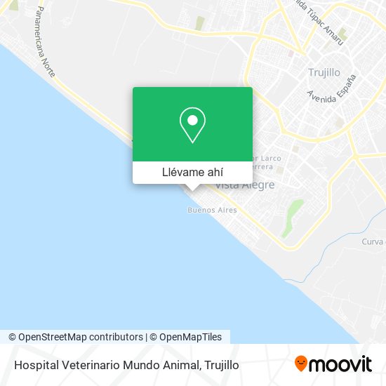 Mapa de Hospital Veterinario Mundo Animal