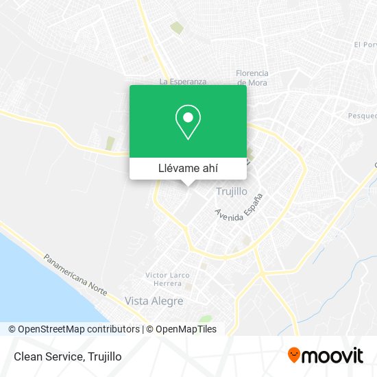 Mapa de Clean Service