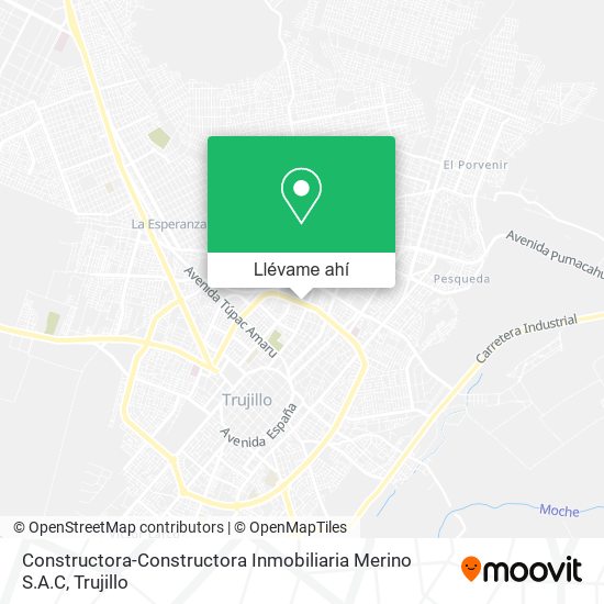 Mapa de Constructora-Constructora Inmobiliaria Merino S.A.C