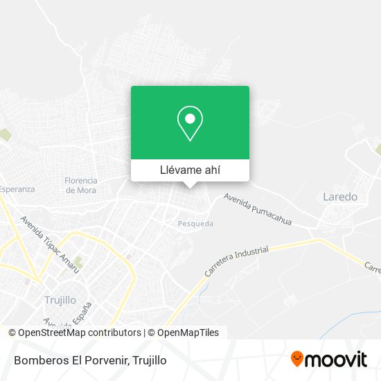 Mapa de Bomberos El Porvenir