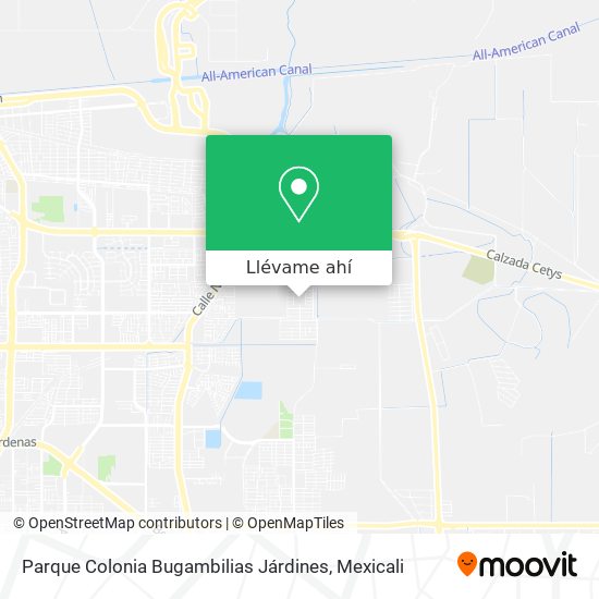 Cómo llegar a Parque Colonia Bugambilias Járdines en Mexicali en Autobús?