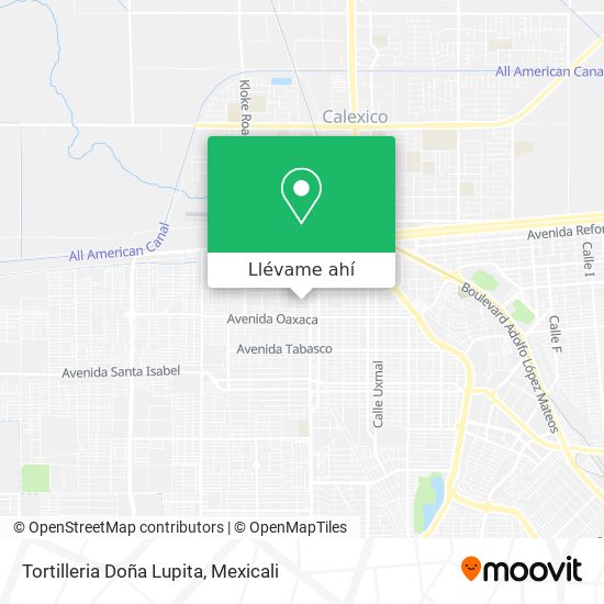 Mapa de Tortilleria Doña Lupita