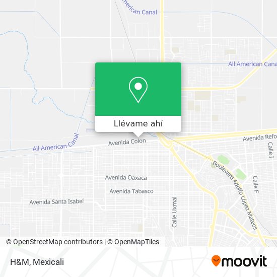 Cómo llegar a H&M en Mexicali en Autobús?