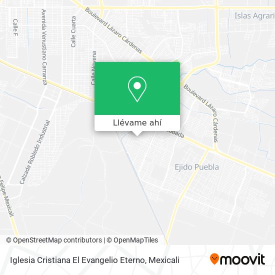 Mapa de Iglesia Cristiana El Evangelio Eterno